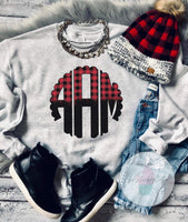 Buffalo Plaid Monogram